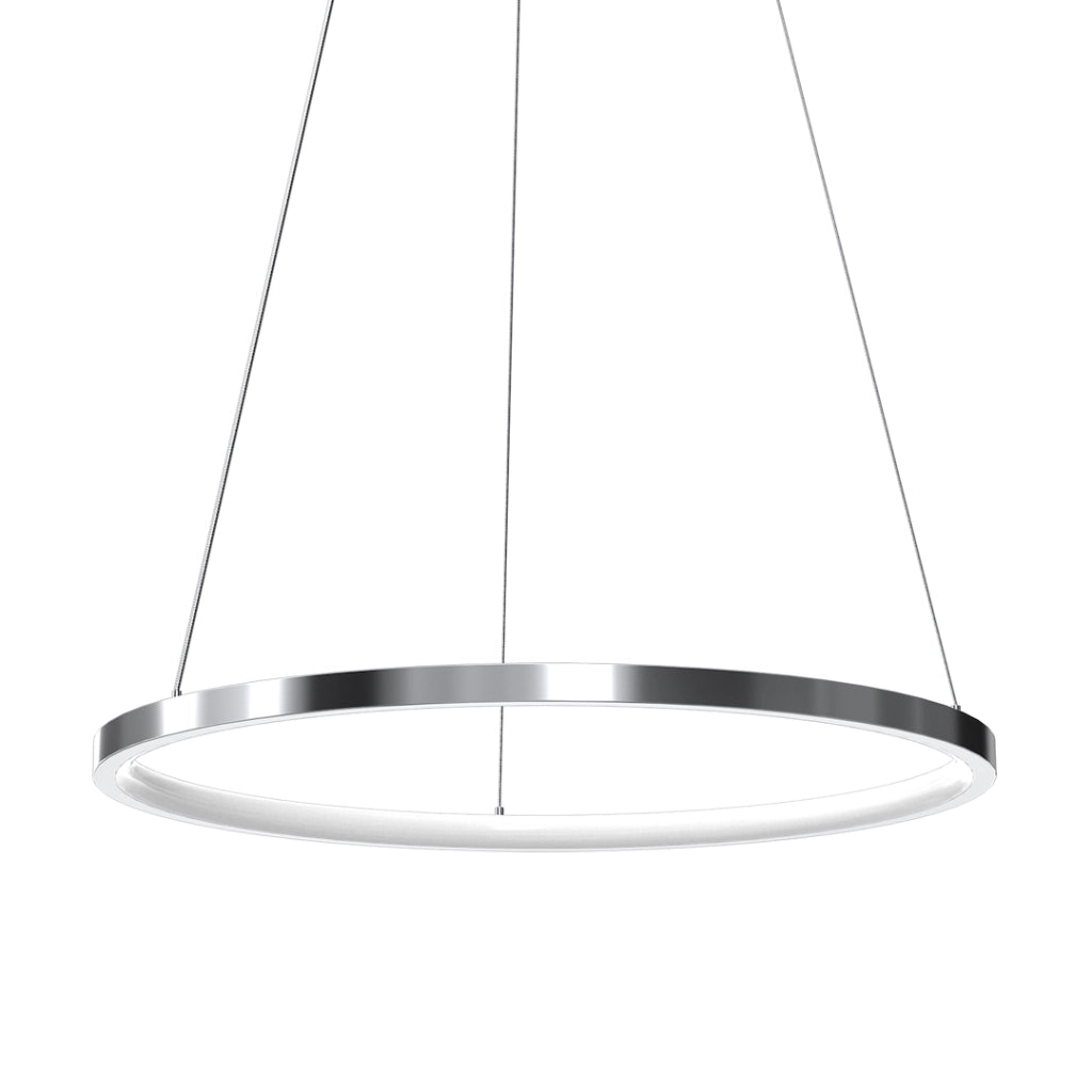 Lampada a sospensione LED HOOP Ø50 cromo 27W 4000K