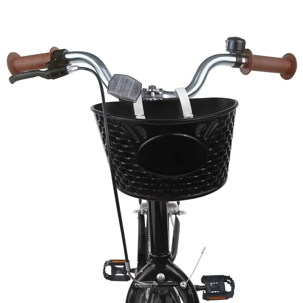 Bicicletta per Bambini 24 Pollici per 8-12 anni Nero 42009697