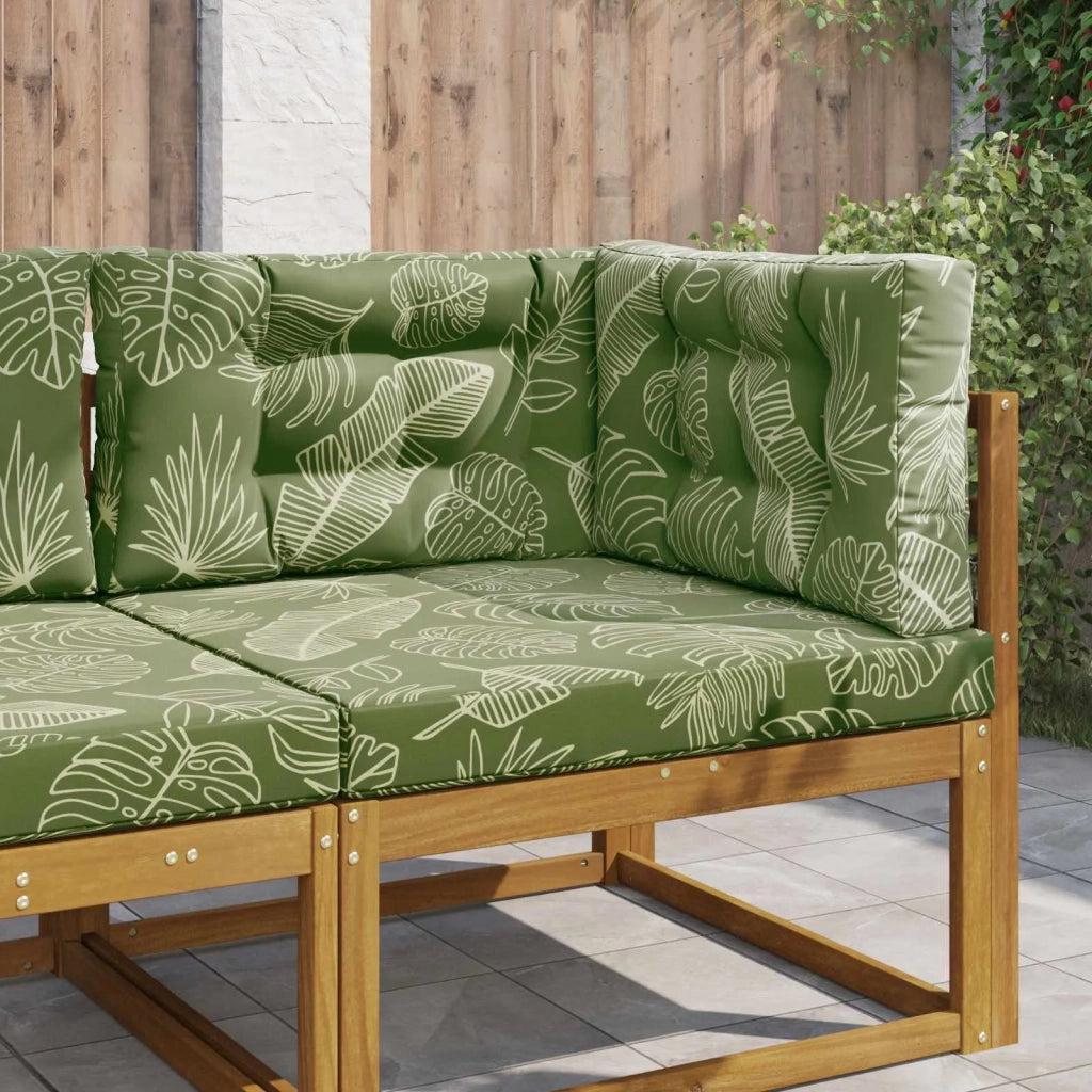 Cuscino per divano da esterno 3 pz | Cuscini per sedie Design a foglia Poliestere
