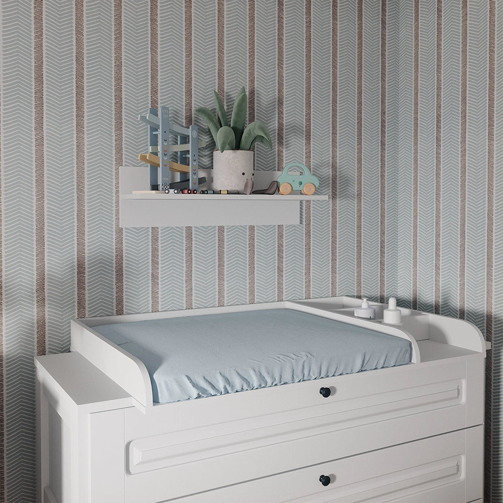 Vitalispa Scaffale a muro Bianco 70 x 20 cm