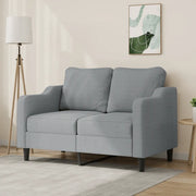 Divano a 2 Posti-Sofa 2 Posti Grigio Chiaro 120 cm in Tessuto 735346