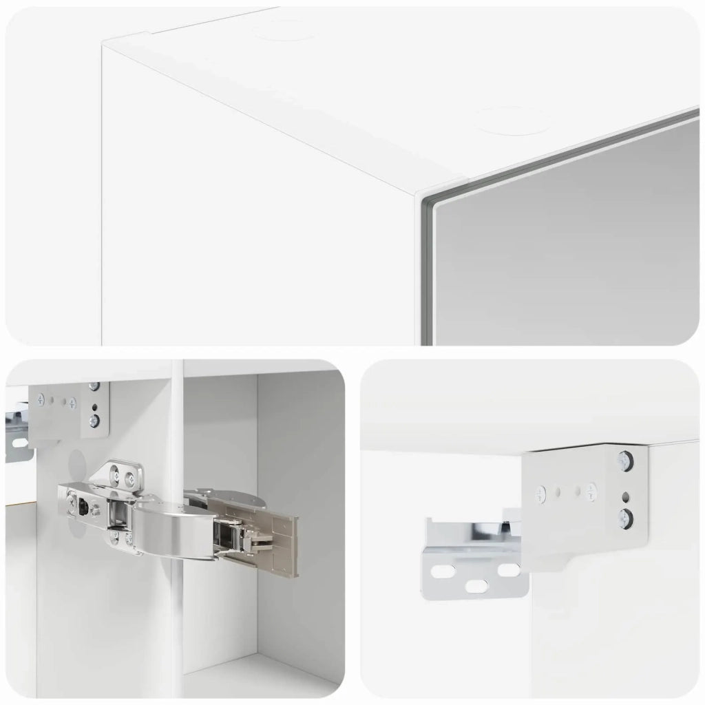 Mobiletto per specchio da bagno Bianco 50 x 14,5 x 70 cm 889199
