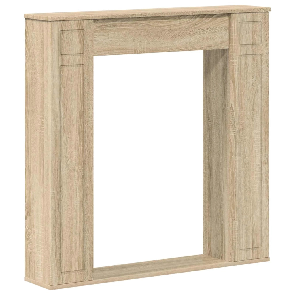 Cornice per camino Rovere Sonoma 100 x 20 x 100 cm 8006617