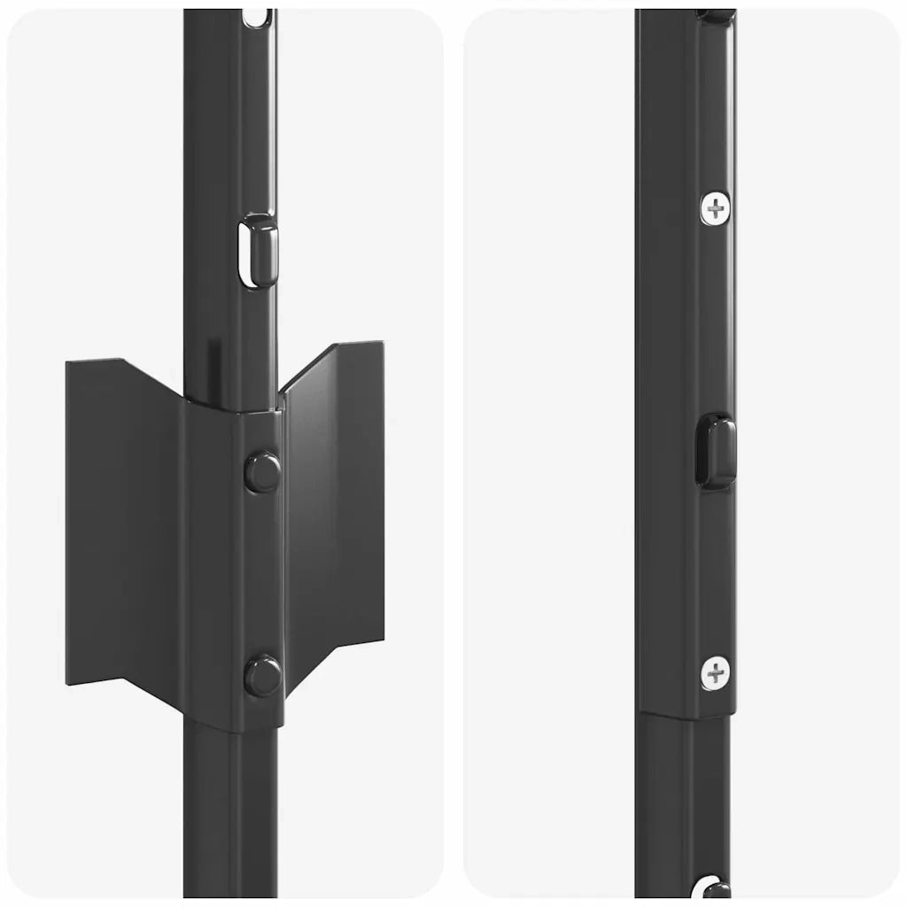 Palo della recinzione 22 pcs Grigio 180 cm Acciaio 3335940