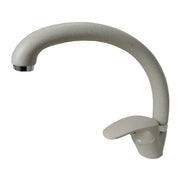 Trade Shop - Miscelatore Rubinetto Monocomando Per Lavello Cucina Canna Curva Avena 63001 -