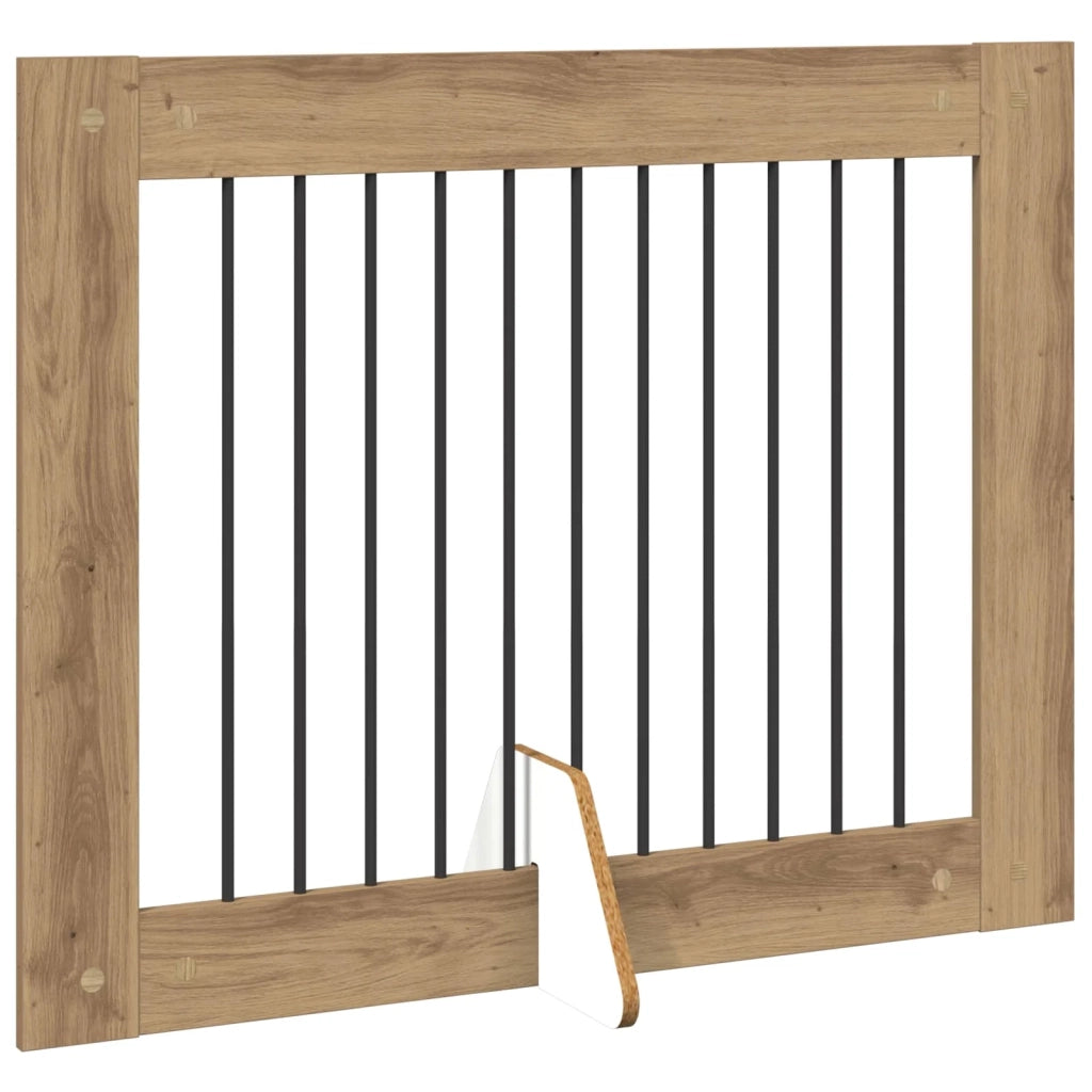 Cancello per cani pieghevole con supporti 4 pz 401 cm 892066
