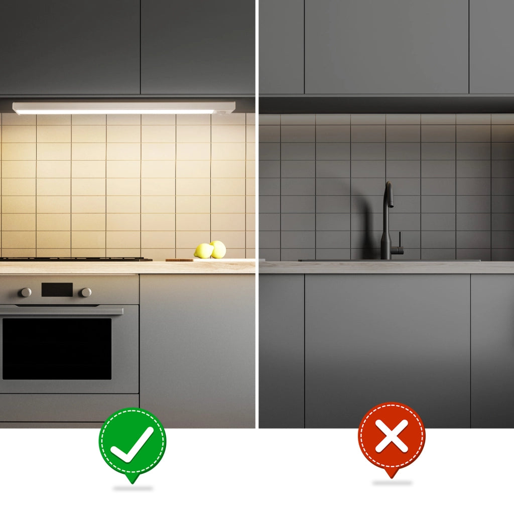 ZMH Barra luminosa a LED per mobili 40cm