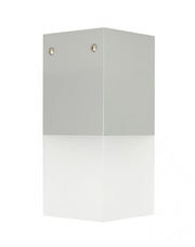 Plafoniera esterna SU-MA Cube CB-MAX E27 argento IP44