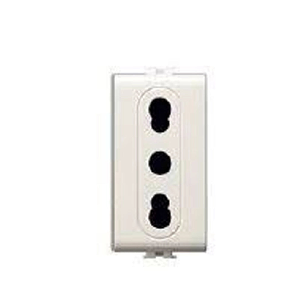 Presa con sicurezza 2P+T 16A 250Vac