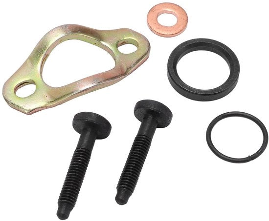 Kit di sigillatura iniettore - Kit di sostituzione sigillatura iniettore - Set di montaggio - Sigillatura iniettore carburante - Materiale metallico di alta qualità - Per XC90/S60/XC70/V70 - Paccaggio iniettore