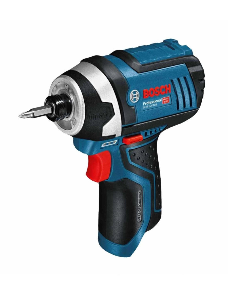 Avvitatore a massa battente BOSCH GDR 12V-105 (2 x 2,0 Ah + GAL12V-40 + L-Boxx 102)