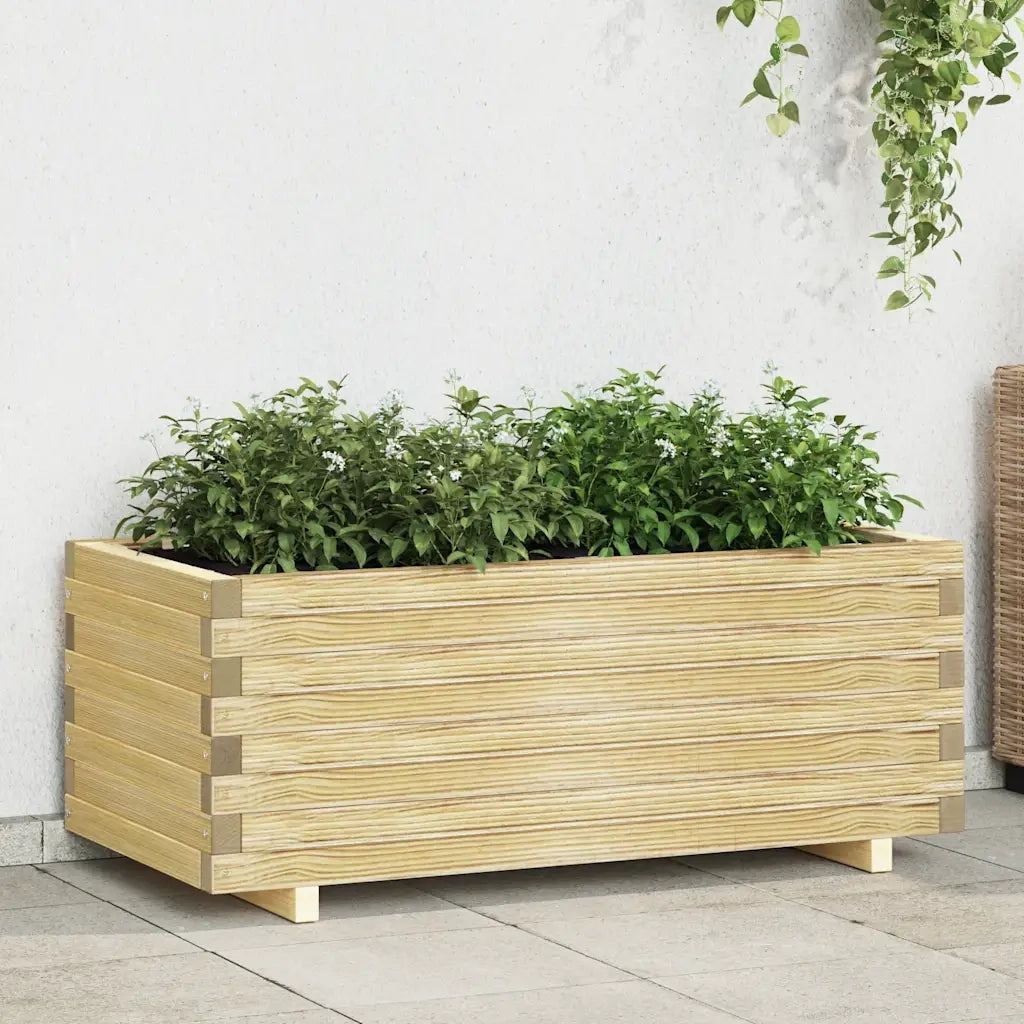 Letto Rialzato 100x50x40 cm in Legno Rettangolare 41660