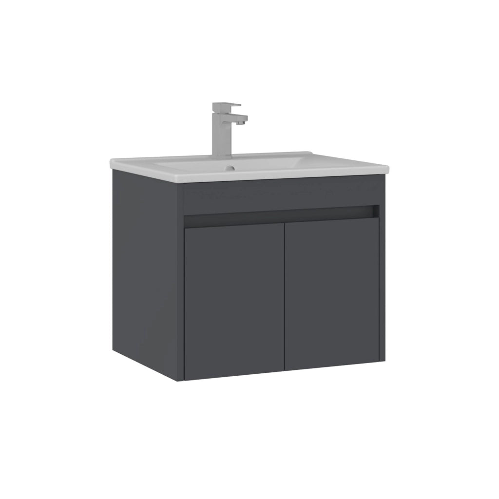 Mobile lavabo "Side 65 v2" - 65 x 45 x 52 cm - Antracite opaco