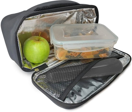 Borsa da Pranzo Unica, Nero, 1 Sacchetto