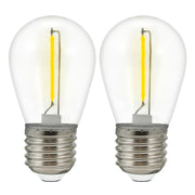 Polux 2x Lampadine LED Neon 36V E27 2200K Gialle