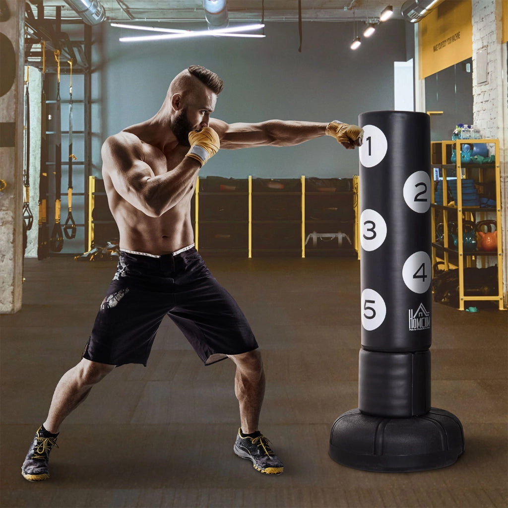 Sacco da boxe autoportante con base ¨C Xylo ¨C 176 cm nero