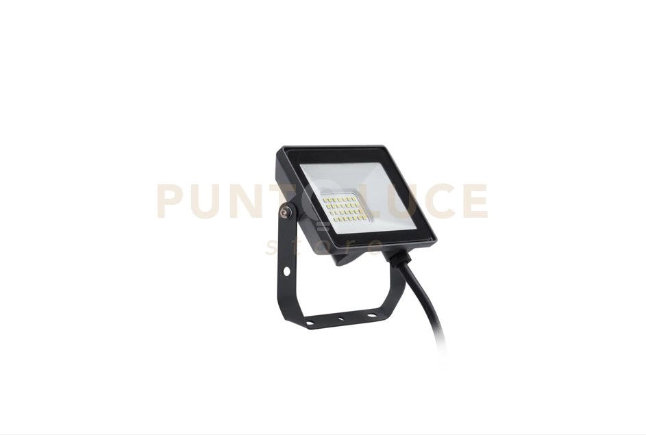 FARO PROIETTORE PHILIPS DA ESTERNO METALLO, 10W 4000K NERO