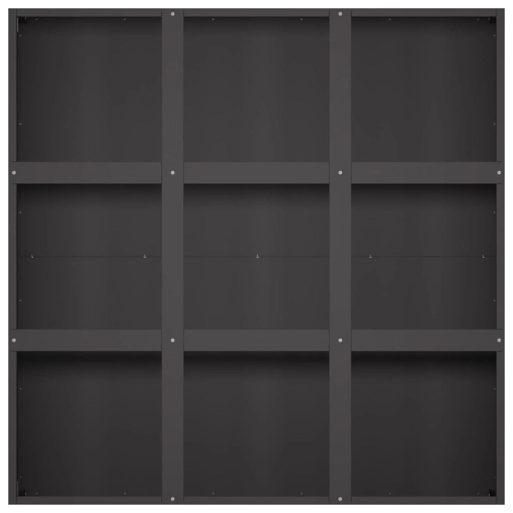 Vaso da giardino Nero 100 x 100 x 50 cm 8005757