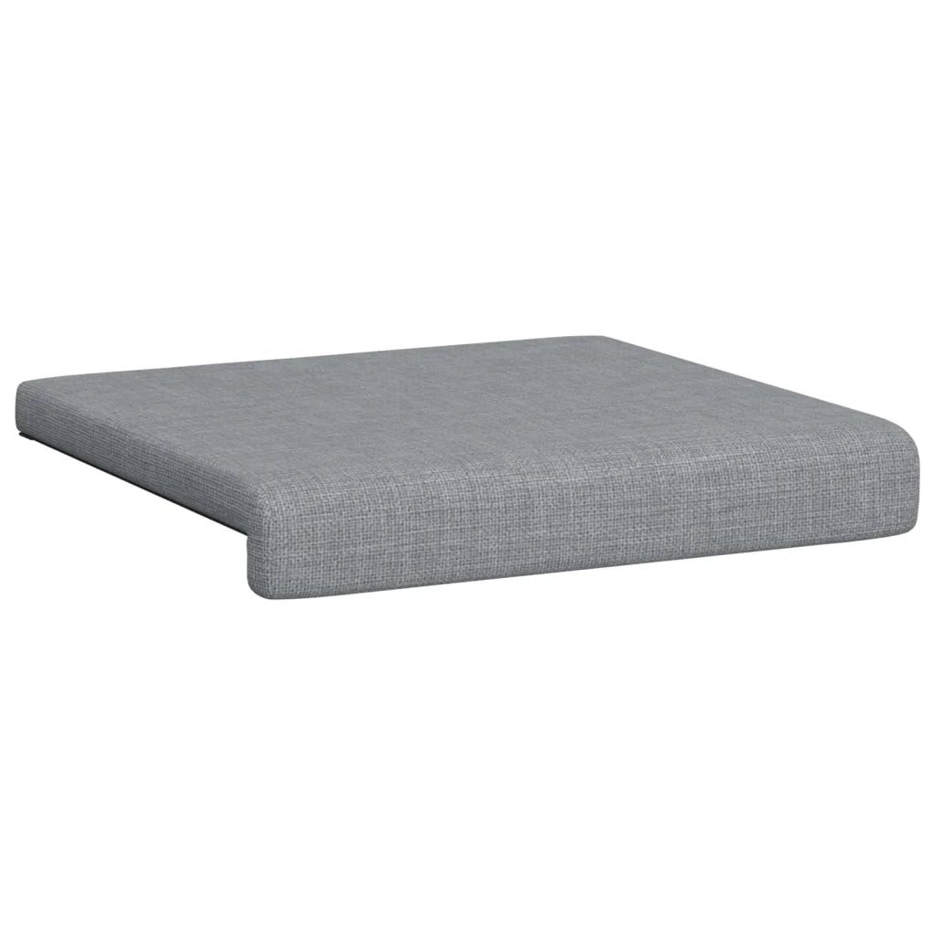 Cuscino per panchina 2 pcs Tessuto Grigio Chiaro 42043008