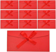 Pacchetti Enveloppe Helder Rosso - 10 pezzi - Carta Kraft - 22 x 11 cm - Vintage - Progettazione Lintone - Duraturo - Pacchetti di Enveloppe da Regalo