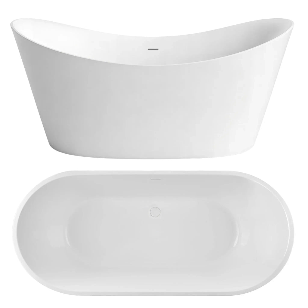 Vasca Bagno Da Terra Rea Ferrano 150 Copritappo bianco