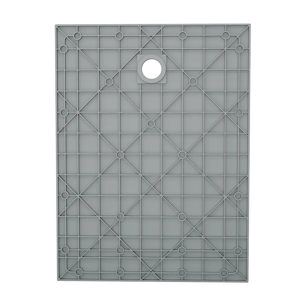 Piatto doccia 90x110 cm colore grigio effetto pietra | Samos