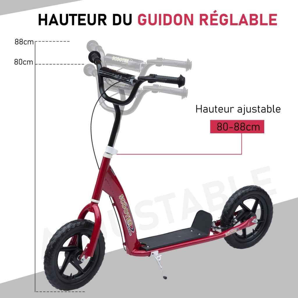 Trottinette Bambini ¨C Minimal ¨C Rosso, Acciaio