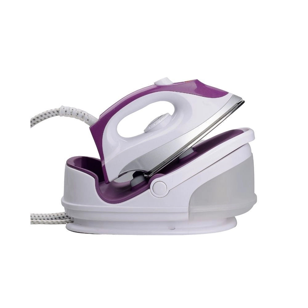 NGM-Mobile HH-2668D ferro da stiro a caldaia 2200 W 0,6 L Piastra in Ceramica Viola, Bianco