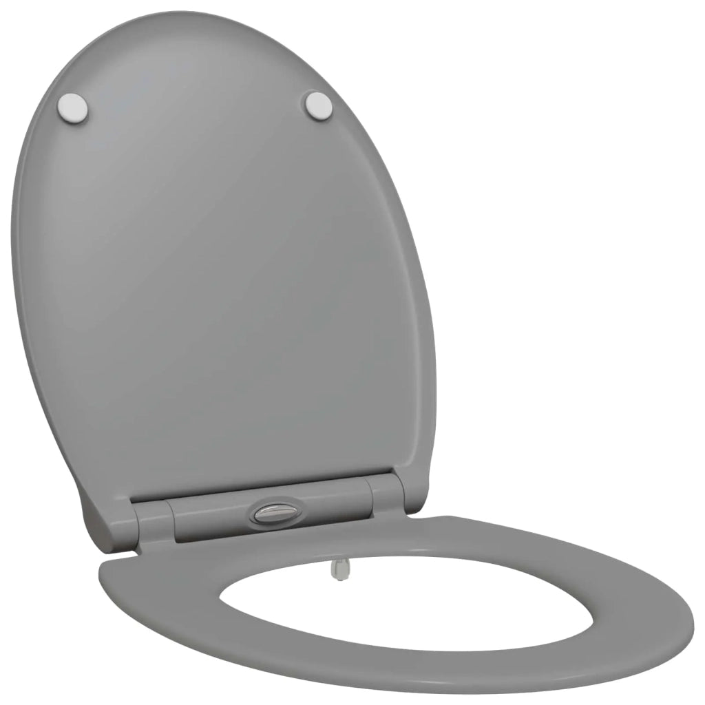 Sedile del WC Grigio 47 x 37,5 x 3,8 cm Duroplast 42002363
