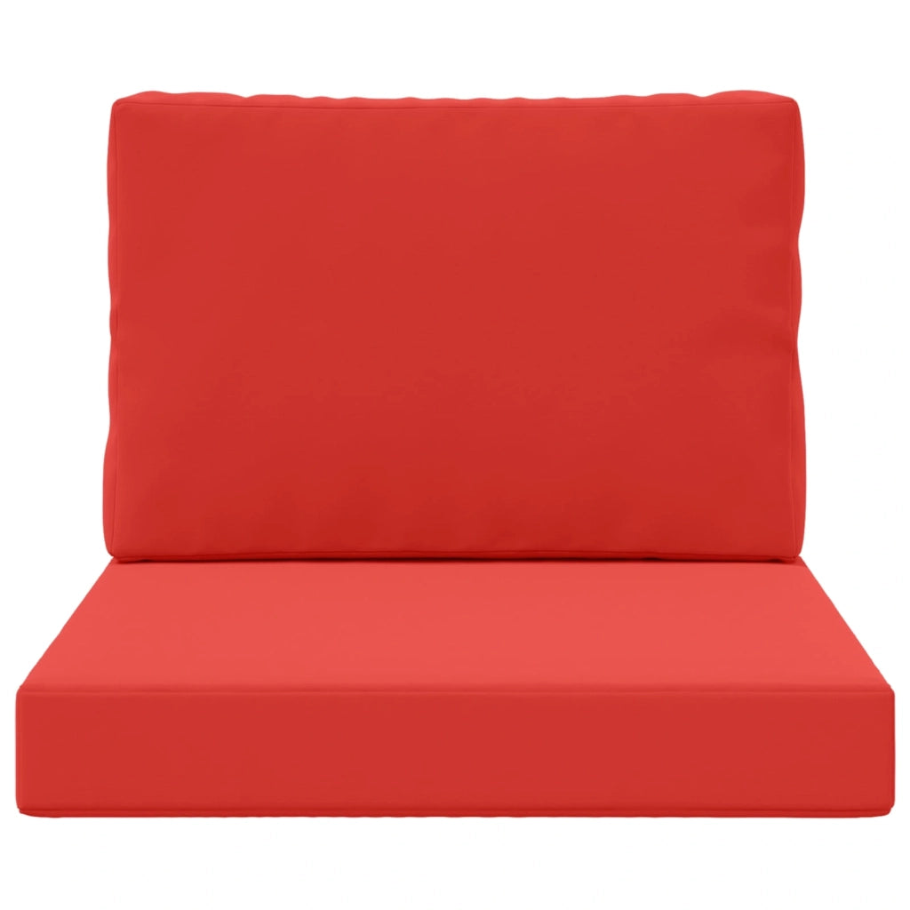 Cuscino per divano da esterno 2 pcs Rosso Poliestere 900716