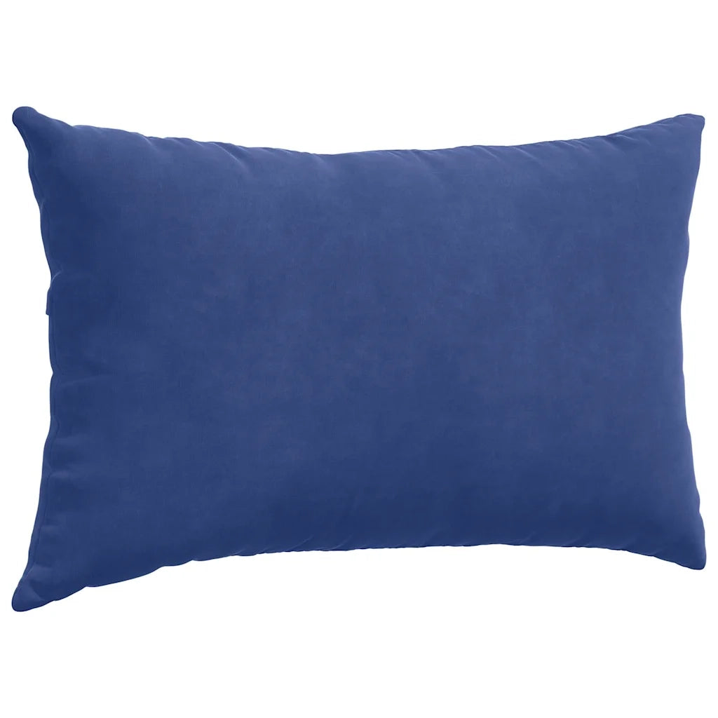 Cuscini da Divano 2 pz-Set di 2 Cuscini per Sofa Blu Polizia 50 x 30 cm Tessuto in Cords