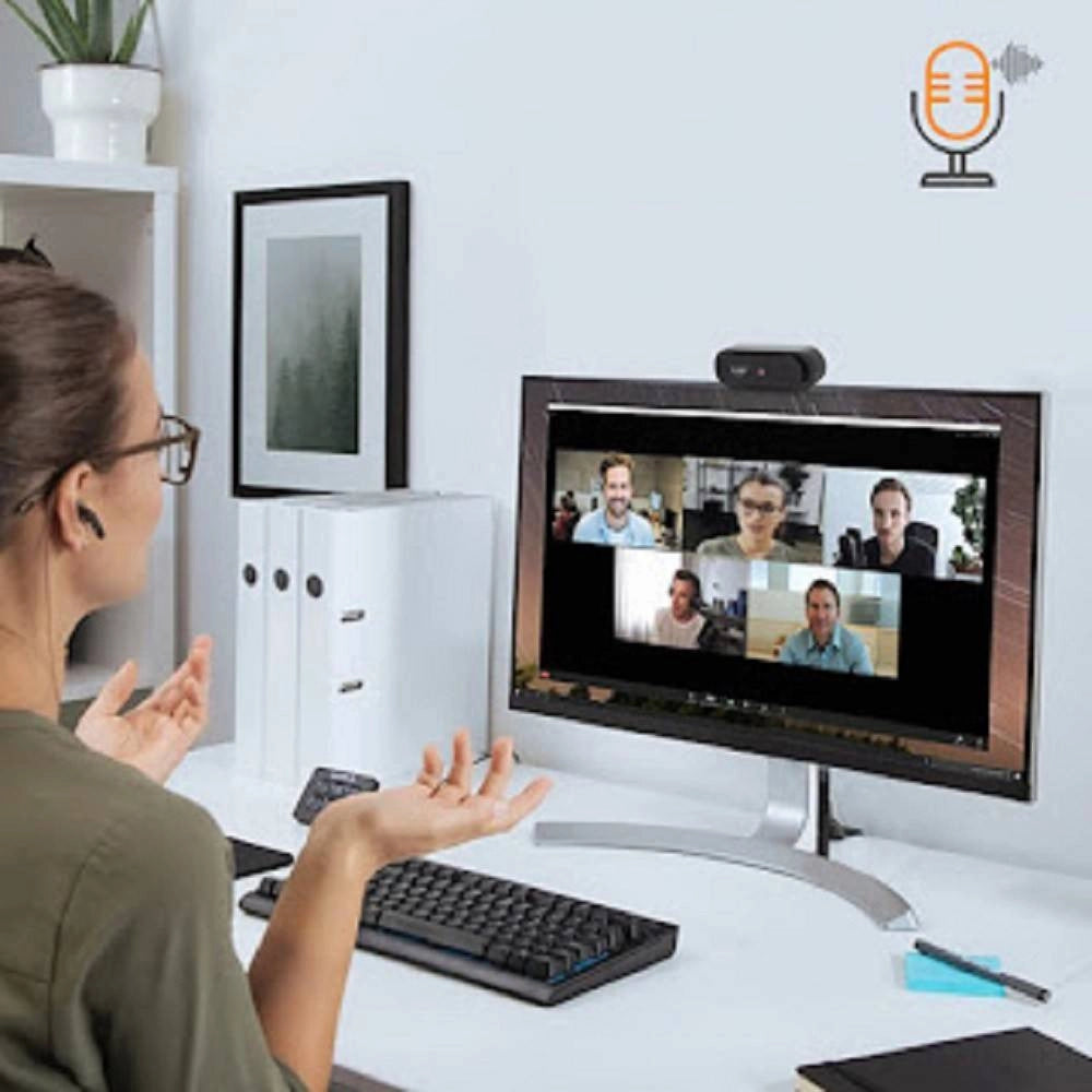 Trade Shop - Webcam Usb Full Hd 1080p 30 Milioni Pixel Con Microfono Videoconferenza Hd1090 -