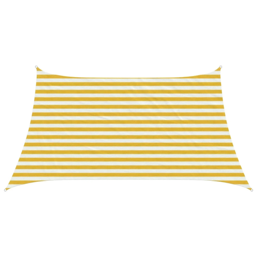 Telo Ombra Giallo e Bianco 3 / 4 x 2 m HDPE 42032862