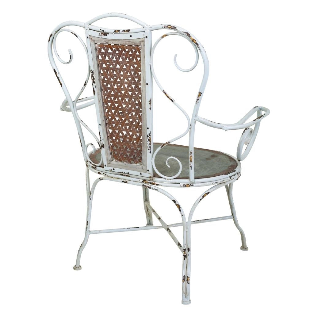 Poltrona in metallo 75,5x59x95h cm