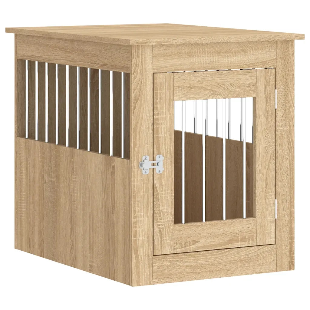 Gabbia Cani da Arredamento Rovere Sonoma 55x75x65cm Multistrato CFW4215227