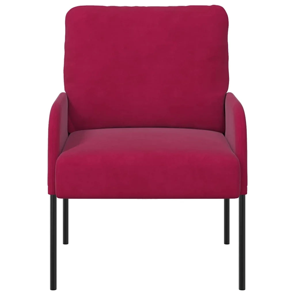 Divani con cuscino 55cm Rosso Vino Legno compensato 42023442