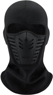 Balaclava da Neve per Uomini - Impermeabile e Respiroso Fleece Ski e Motor - Nero