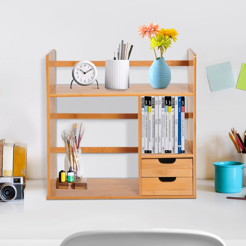 Scaffale Libreria ¨C Xylo ¨C Legno Bamb¨´ Naturale 5 Ripiani