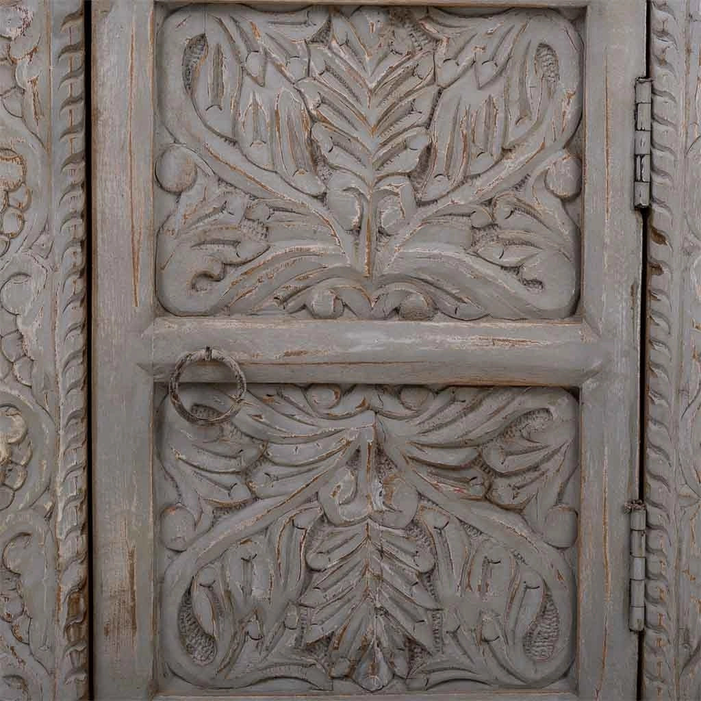 Credenza in legno marrone 124x47x76
