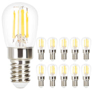 ZMH Bombilla LED E14 Edison LED Bombilla Retro 4W ST25 2700K para Dormitorio Pasillo
