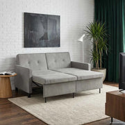 Divano letto Verde chiaro Tessuto 42033352
