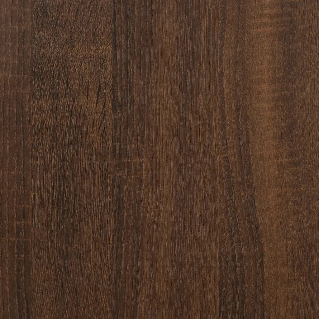 Credenza Rovere Marrone 60x35x70 cm in Legno Multistrato 823047