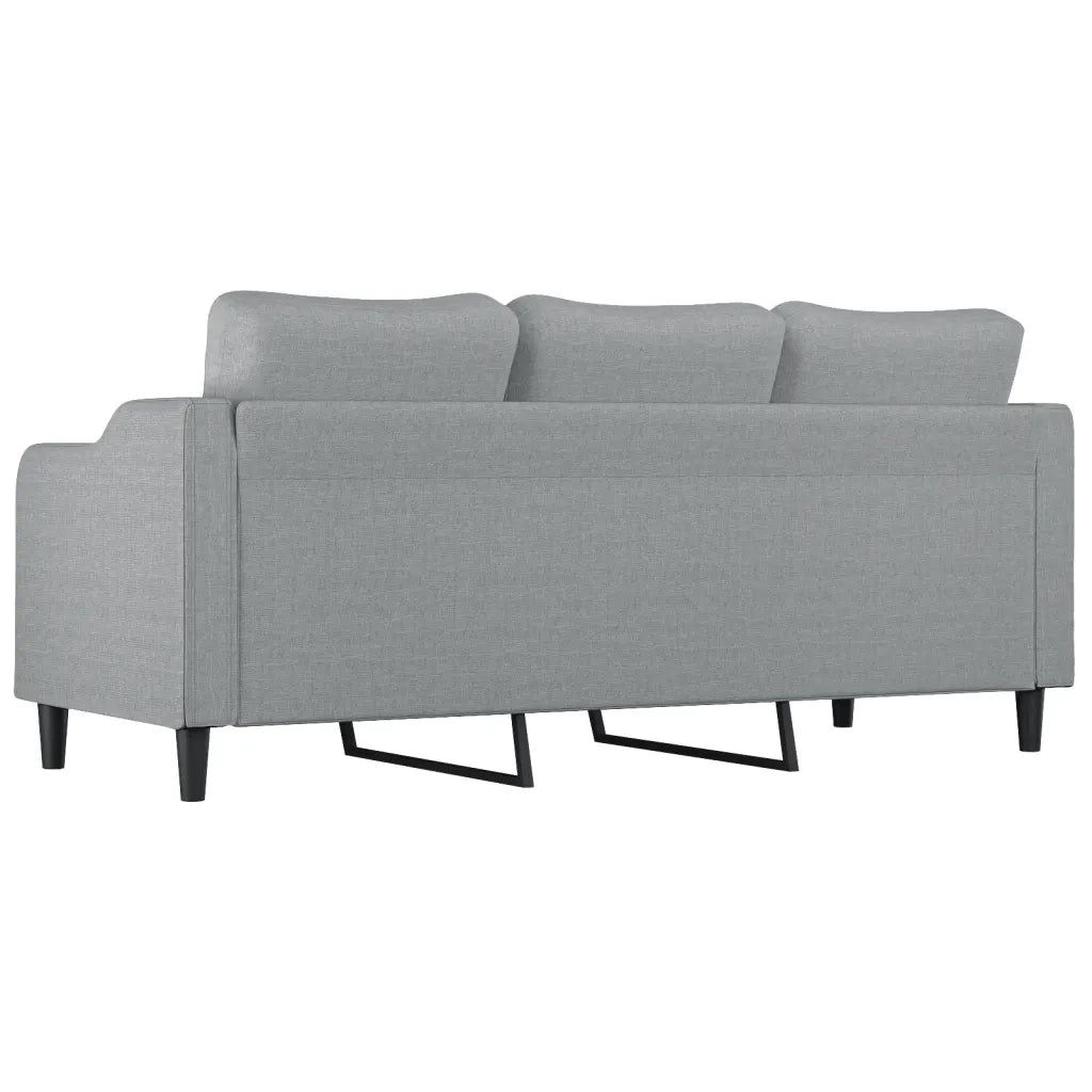Divano a 3 Posti-Sofa 3 Posti Grigio Chiaro 180 cm in Tessuto 511690