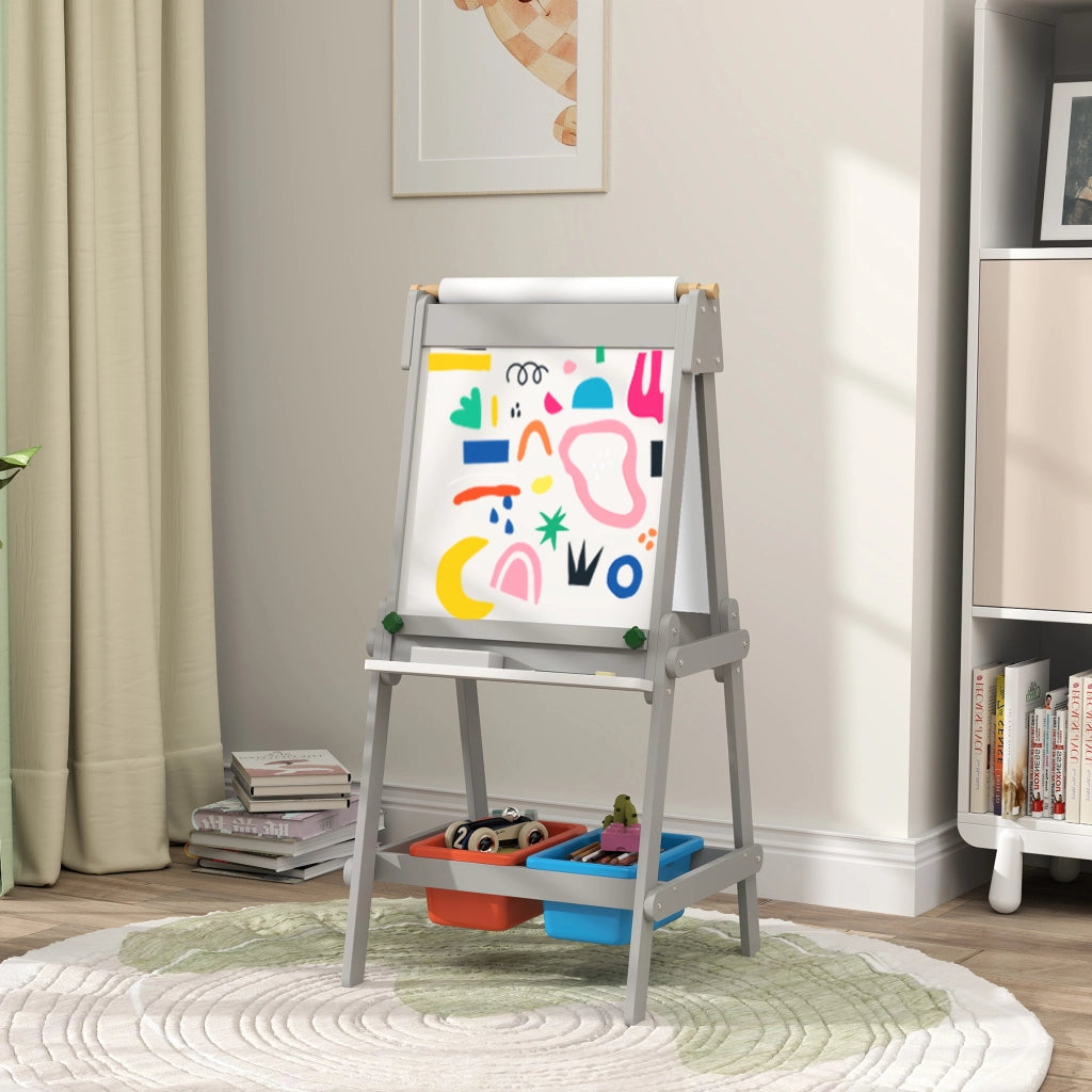 Cavalletto per Bambini 3-in-1 ¨C zephmum ¨C Bianco