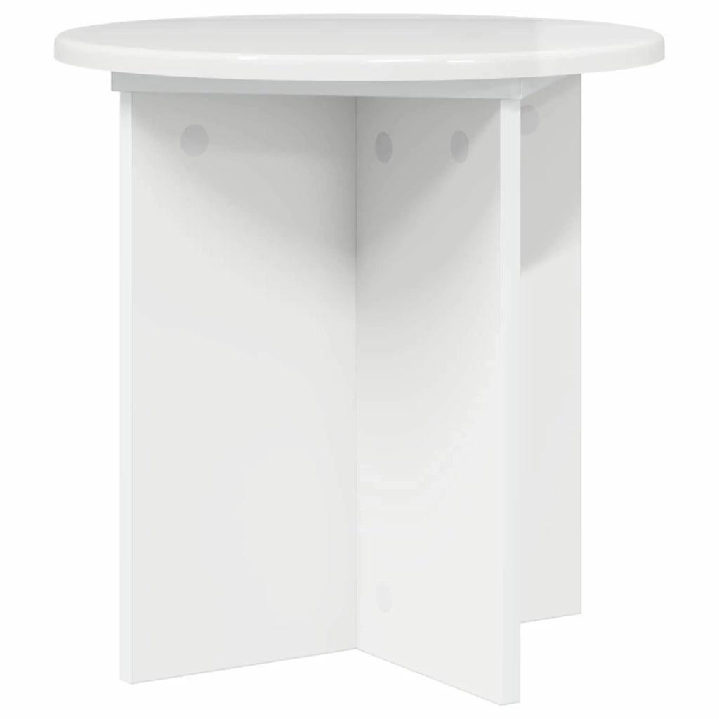 Supporto per piante 2 pcs Bianco Lucido 40 x 40 x 40 cm 899730