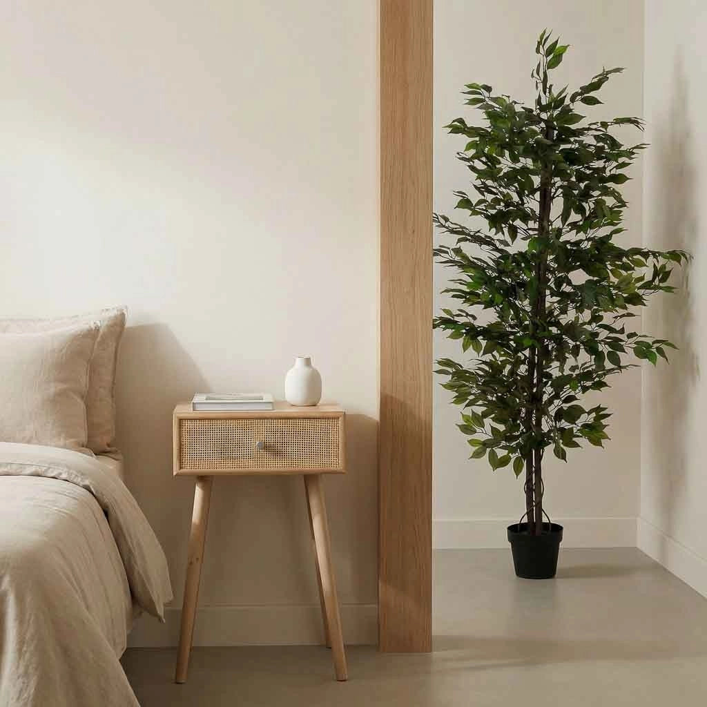 Banano artificiale decorativo verde 95x95x179