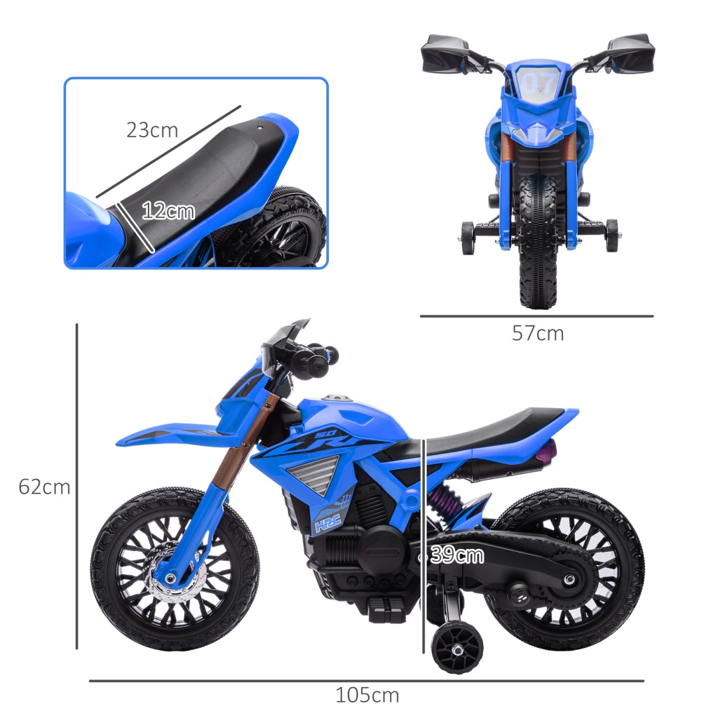 Moto Elettrica per Bambini 12V ¨C Minimal ¨C Blu