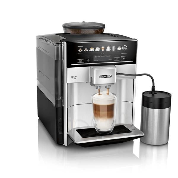 Siemens TE653M11RW EQ.6 Macchina da caffe' Automatica 1,7 L 15 bar 1500 W Display Touch LCD Cappuccinatore colore Argento