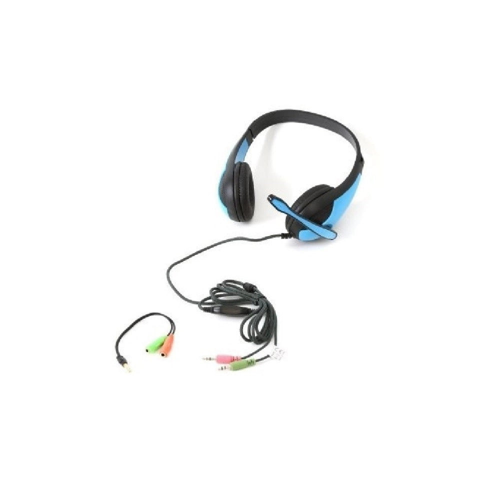 Trade Shop - Cuffia Gaming Con Microfono Per Console Gioco Pc Stereo Controllo Volume Omega -