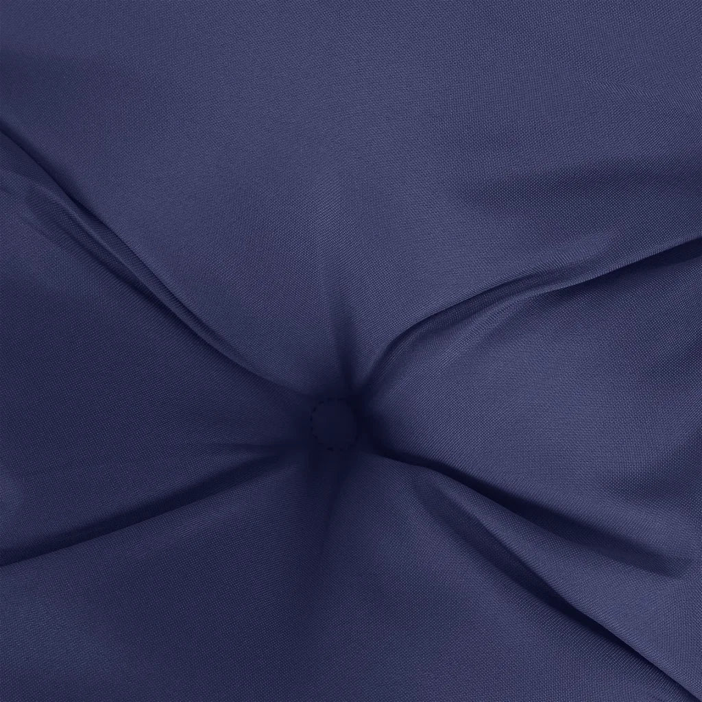 Cuscino Rotondo Blu Marino ? 60x11 cm in Tessuto Oxford
